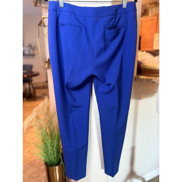 Anne Klein Royal Blue Ankle Cropped Dress Pants Size 8 - Picture 4 of 4